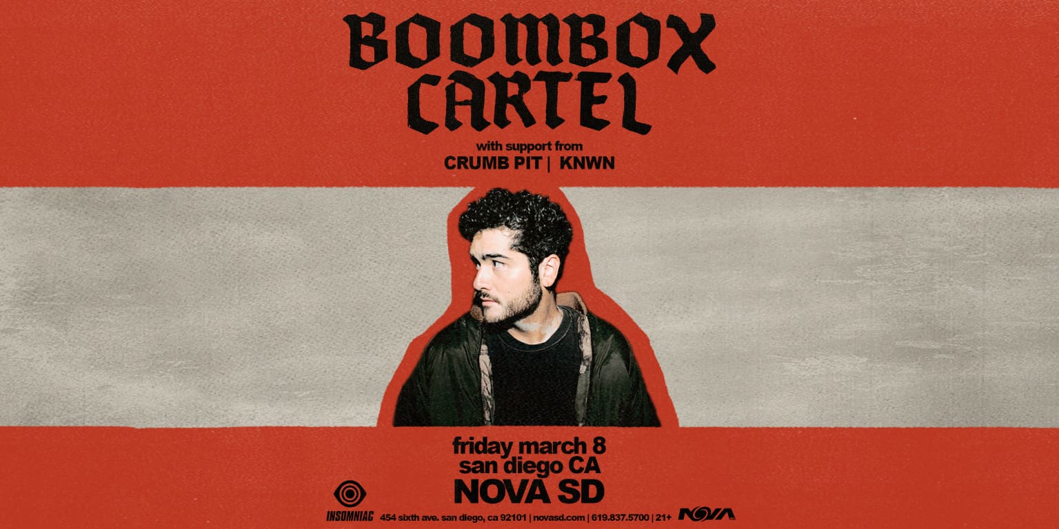 Boombox Cartel San Diego Concert Calendar Bass Show 2024 March 8