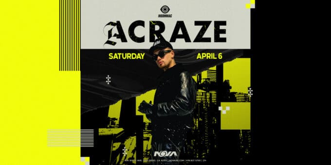 Acraze-san-diego-concert-calendar-edm-club-shows-events-today-2024-Apr-6-near-me-san-diego