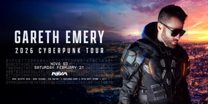 Gareth Emery Flyer