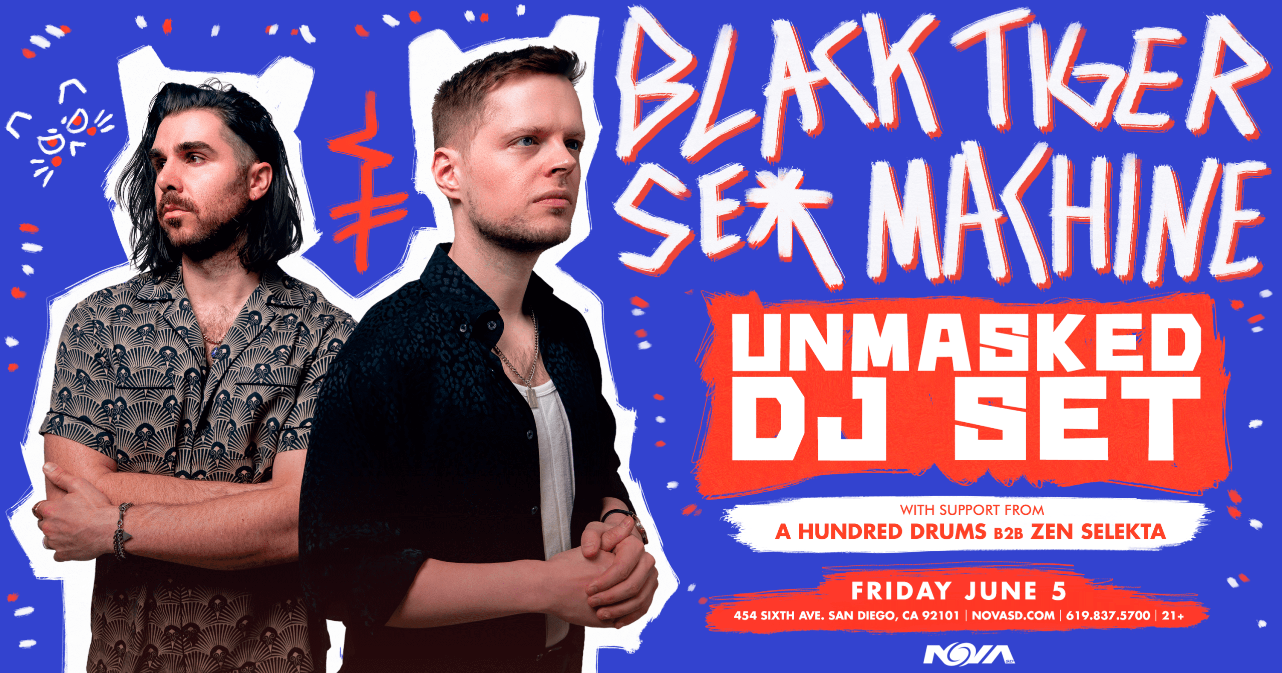 Black Tiger Sex Machine | San Diego Concert Calendar | EDM Show